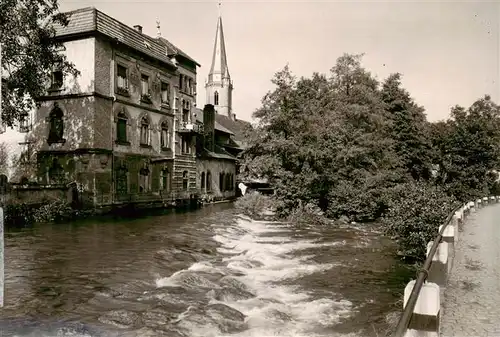 AK / Ansichtskarte  Kappelrodeck Ortsmotiv mit Kirche Kappelrodeck