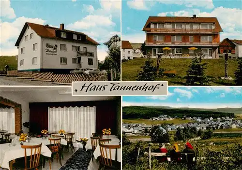 AK / Ansichtskarte  Hintermeilingen_Waldbrunn Haus Tannenhof Gaststube Panorama 