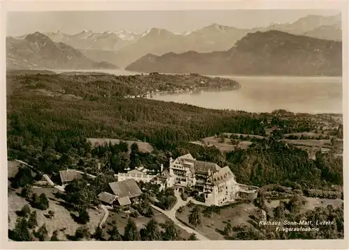 AK / Ansichtskarte  Luzern__LU Kurhaus Sonn Matt Fliegeraufnahme 