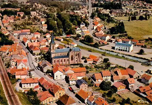 AK / Ansichtskarte  Ronchamp_70_Haute_Saone Vue generale aerienne 