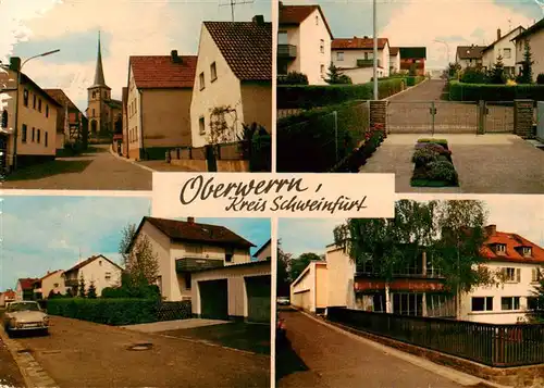 AK / Ansichtskarte  Oberwerrn_Niederwerrn Ortspartien 