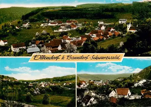 AK / Ansichtskarte  Dillendorf_Bonndorf Fliegeraufnahme Panorama 