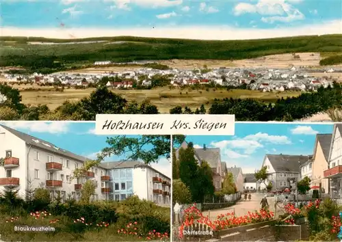 AK / Ansichtskarte 73870420 Holzhausen_Siegen_Burbach Panorama Blaukreuzheim Dorfstrasse 