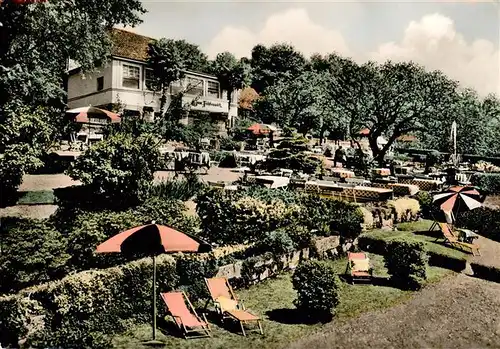 AK / Ansichtskarte  Osterwald__Elze_Hameln_Weserbergland Berggasthaus Zum Fichtenwirt Park 