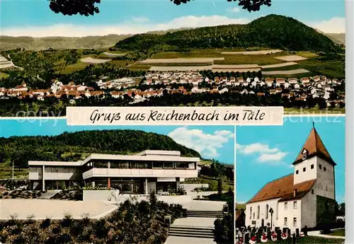 AK / Ansichtskarte 73870442 Reichenbach_Deggingen Panorama Kurhaus Kirche Reichenbach Deggingen