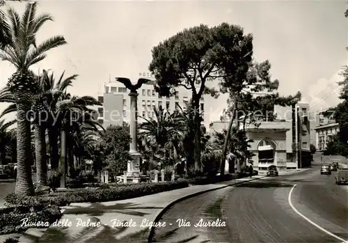 AK / Ansichtskarte  Finale_Ligure_IT Via Aurelia 