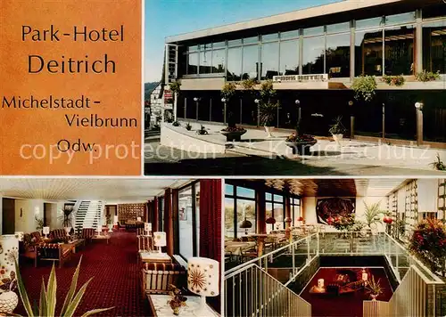 AK / Ansichtskarte 73870484 Vielbrunn Park Hotel Deitrich Details Vielbrunn