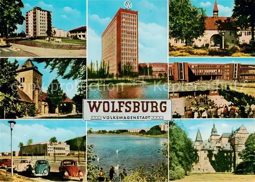 AK / Ansichtskarte 73870493 Wolfsburg Volkswagenstadt Teilansichten Schloss Wolfsburg