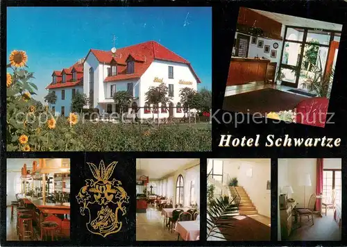 AK / Ansichtskarte 73870541 Gelmeroda Hotel Schwartze Bar Gaststube Treppenaufgang Zimmer Gelmeroda
