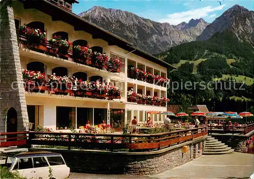 AK / Ansichtskarte  Langenwang_Fischen_Oberstdorf Hotel Pension Sonnenbichl 