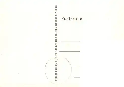 AK / Ansichtskarte  Bad_Godesberg Bier Werbung Bad_Godesberg