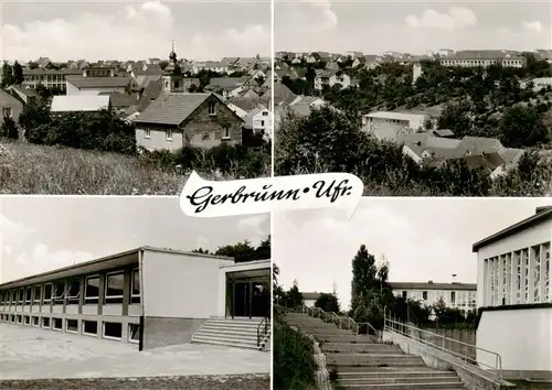 AK / Ansichtskarte 73870616 Gerbrunn Stadtpanorama Schule Gerbrunn