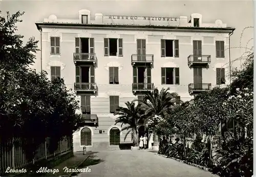 AK / Ansichtskarte  Levanto_La_Spezia_Liguria_IT Albergo Nazionale 