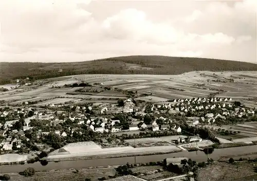 AK / Ansichtskarte  Lippoldsberg Fliegeraufnahme Lippoldsberg