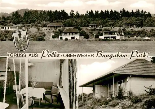 AK / Ansichtskarte  Polle_Oberweser Bungalow-Park Polle_Oberweser