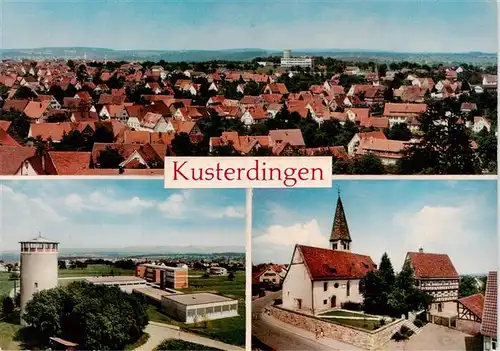 AK / Ansichtskarte  Kusterdingen Stadtpanorama Motiv mit Kirche Kusterdingen