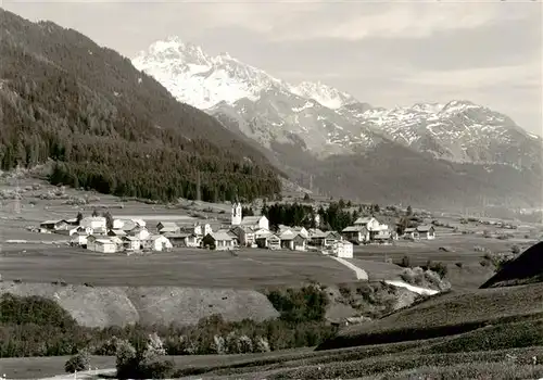 AK / Ansichtskarte  Cunter_GR Panorama mit Piz d Err Oberhalbstein 