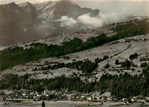 AK / Ansichtskarte  Cazis_GR Panorama mit Heinzenberg Alpen 