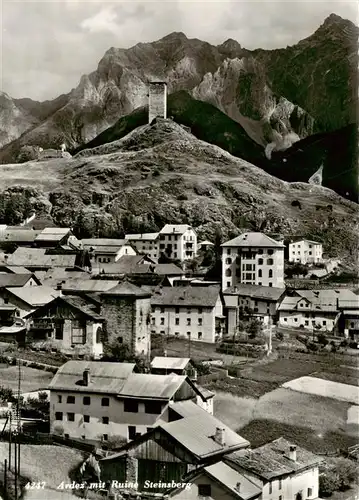 AK / Ansichtskarte  Ardez_GR Ansicht mit Ruine Steinsberg 