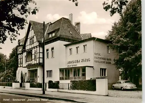 AK / Ansichtskarte  Zehlendorf_Berlin Hotel Restaurant Deutsches Haus Berliner Kindl Zehlendorf_Berlin