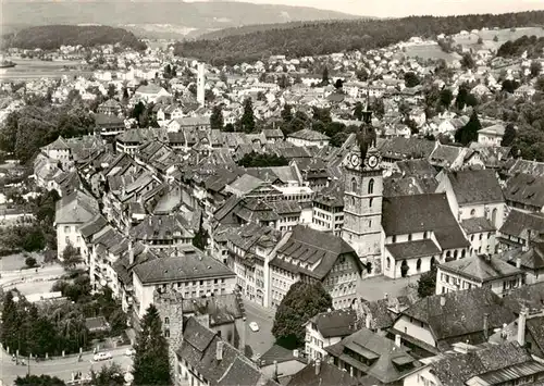 AK / Ansichtskarte  Zofingen_AG Stadtpanorama mit Kirche 