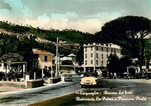 AK / Ansichtskarte  Laigueglia_Savona_IT Ristorante Le Palme e Pensione Paola 