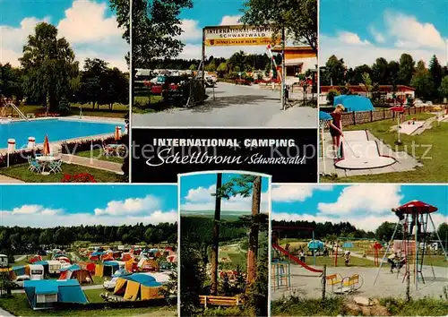 AK / Ansichtskarte  Schellbronn International Camping Schwarzwald  Schwimmbad Minigolfanlage Kinderspielplatz Schellbronn