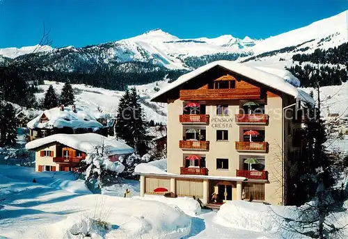 AK / Ansichtskarte  Flims_Waldhaus Hotel Pension Cresta Flims Waldhaus