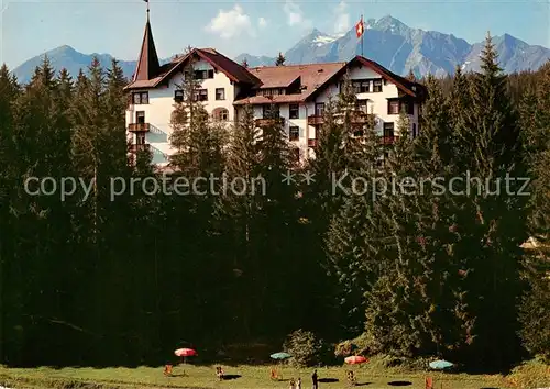 AK / Ansichtskarte  Flims_Waldhaus Hotel Surselva Flims Waldhaus