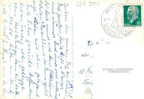 AK / Ansichtskarte  Bellin_Ueckermuende Gaststaette Deutsches Haus Kino Cafe Strandpartie Bellin Ueckermuende