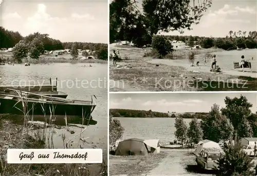 AK / Ansichtskarte  Thomsdorf_Boitzenburger_Land Strandpartien Thomsdorf_Boitzenburger