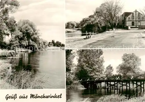 AK / Ansichtskarte  Moenchwinkel Panorama Gaststaette Storchennest Bruecke Moenchwinkel