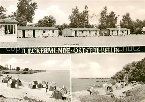 AK / Ansichtskarte  Bellin_Ueckermuende Urlaubersiedlung Strandpartien Bellin Ueckermuende