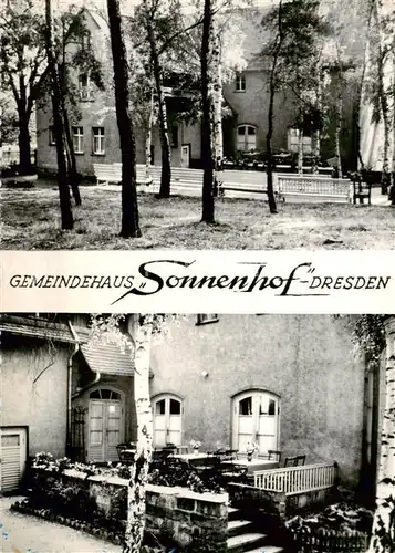 AK / Ansichtskarte 73870855 Dresden_Elbe Gemeindehaus Sonnenhof 