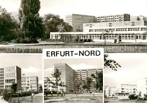 AK / Ansichtskarte  Erfurt Kindergarten Karl Marx Oberschule Kinderspielplatz Im Rieth  Erfurt