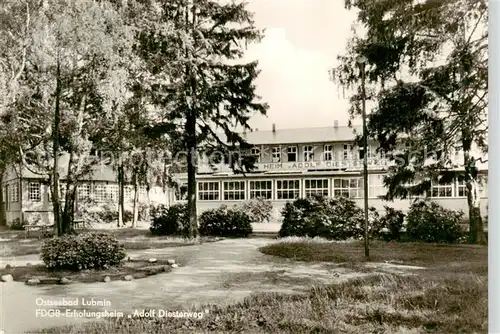 AK / Ansichtskarte  Lubmin_Ostseebad FDGB Erholungsheim Adolf Diesterweg Lubmin_Ostseebad