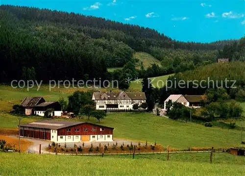 AK / Ansichtskarte 73870933 Wenholthausen Pension Gut Habbecke Wenholthausen