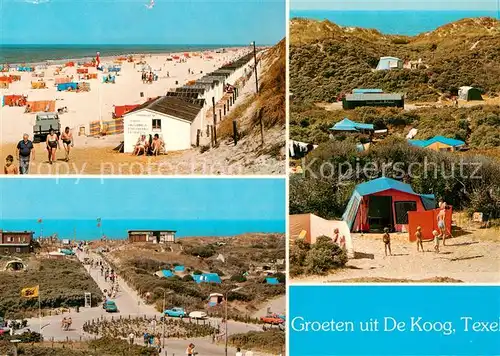 AK / Ansichtskarte  De_Koog_Texel_NL Strandpartien Zeltplatz 