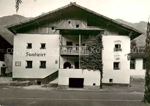 AK / Ansichtskarte  Passeier Gasthof Sandwirt Geburtshaus Andreas Hofers Passeier