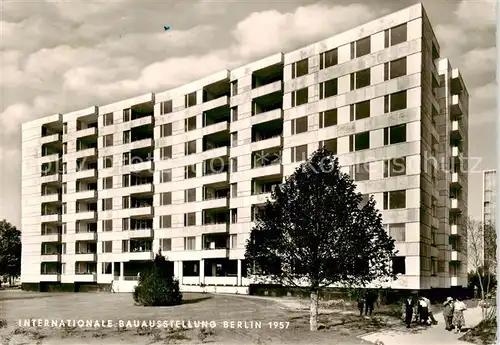 AK / Ansichtskarte 73870961 Berlin Internationale Bauausstellung Berlin 1957 Wohnhaus mit 78 Wohnungen Aalto Finnland Berlin
