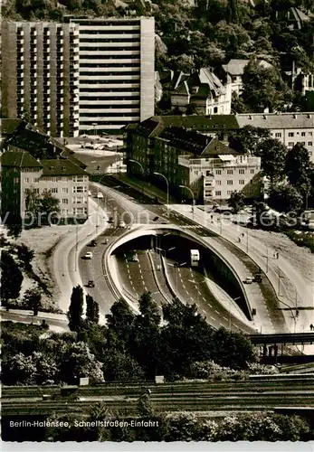 AK / Ansichtskarte  Halensee_Berlin Schnellstrassen Einfahrt Halensee_Berlin
