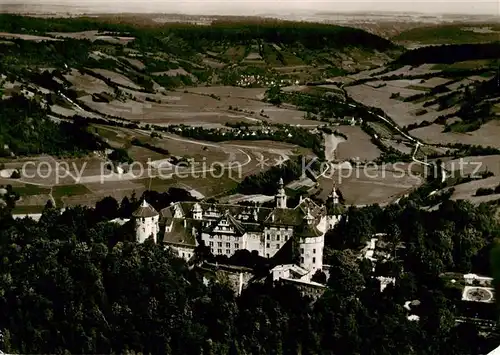 AK / Ansichtskarte  Langenburg_Wuerttemberg Schloss Langenburg im Hohenloher Land Langenburg Wuerttemberg