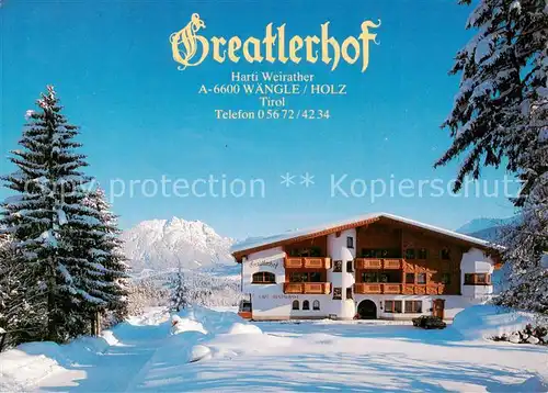 AK / Ansichtskarte 73871004 Waengle Greatlerhof Hotel Waengle