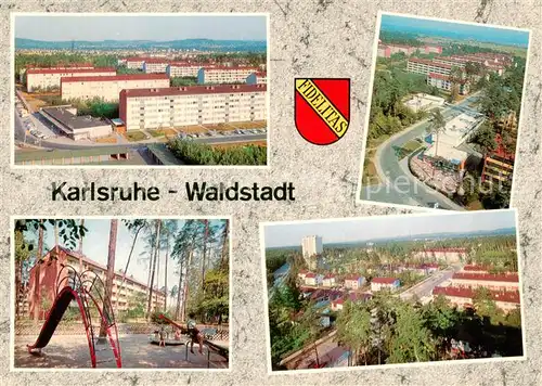 AK / Ansichtskarte 73871071 Waldstadt_Karlsruhe Teilansichten Waldstadt_Karlsruhe