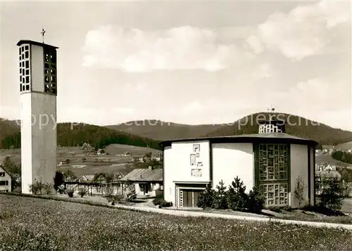 AK / Ansichtskarte 73871074 Baiersbronn_Schwarzwald Katholische Kirche Maria Koenigin der Apostel Baiersbronn Schwarzwald