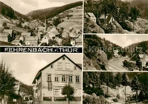 AK / Ansichtskarte  Fehrenbach_Thueringer_Wald HOG Werraquelle Panorama Teilansichten Fehrenbach_Thueringer_Wald