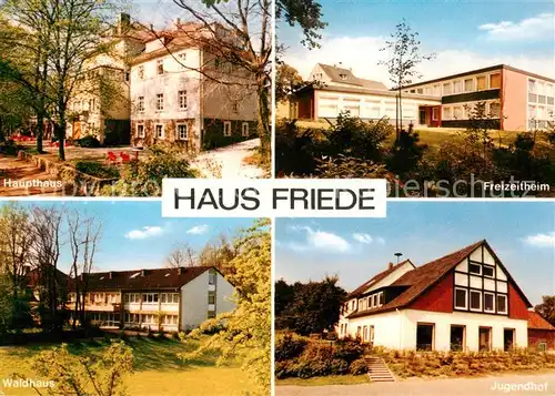 AK / Ansichtskarte 73871105 Bredenscheid_Hattingen Haus Friede Haupthaus Freizeitheim Waldhaus Jugendhof Bredenscheid Hattingen