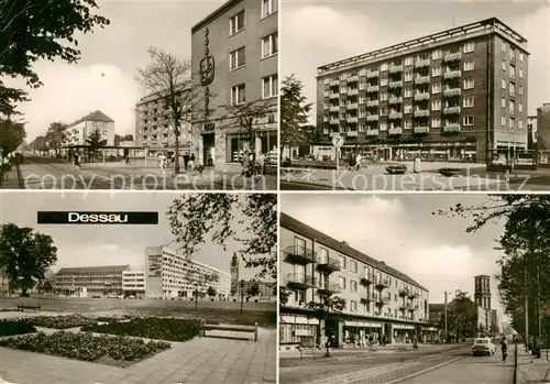 AK / Ansichtskarte  Dessau-Rosslau Wilhelm Pieck Strasse Teilansichten Dessau-Rosslau