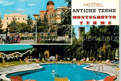 AK / Ansichtskarte 73871146 Montegrotto_Terme_IT Hotel Antiche Terme Piscine Termale e Albergo 