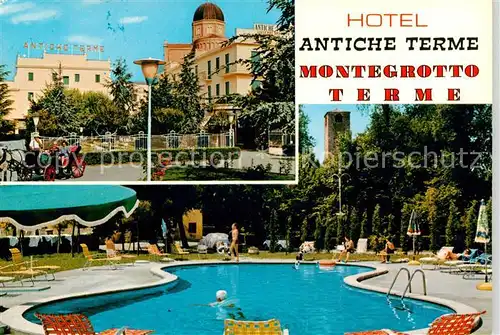 AK / Ansichtskarte  Montegrotto_Terme_IT Hotel Antiche Terme Piscine Termale e Albergo 